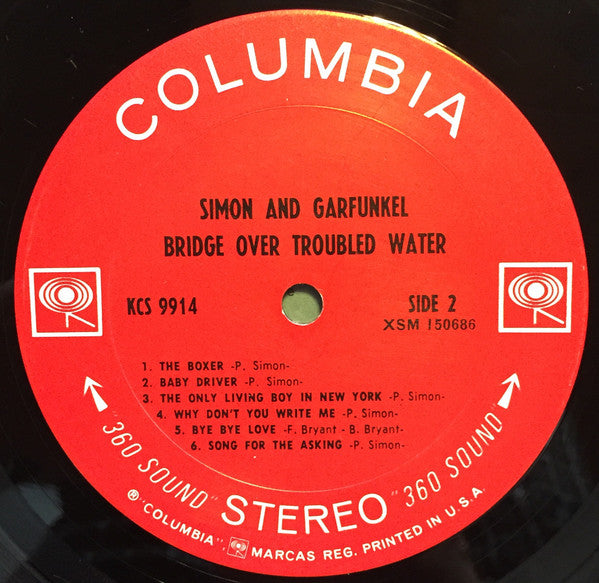 Simon & Garfunkel : Bridge Over Troubled Water (LP, Album, Ter)