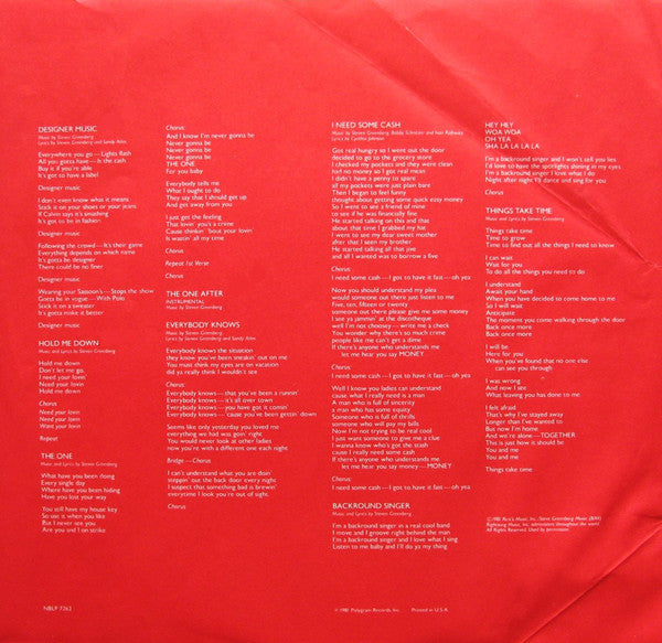 Lipps, Inc. : Designer Music (LP, Album, 53 )