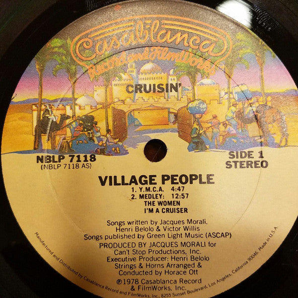 Village People : Cruisin' (LP, Album, AS)