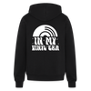 Bella Unisex Full Zip Hoodie - black