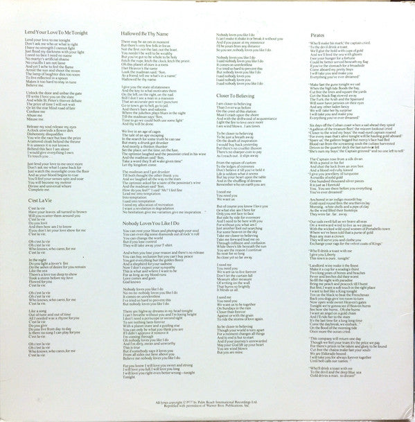Emerson, Lake & Palmer : Works (Volume 1) (2xLP, Album, RI,)