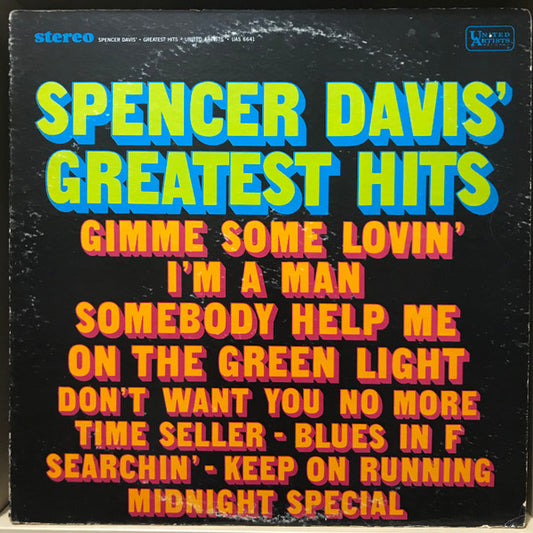 The Spencer Davis Group : Spencer Davis' Greatest Hits (LP, Comp)