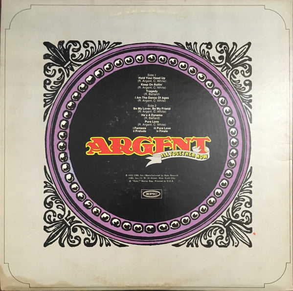 Argent : All Together Now (LP, Album, Gat)