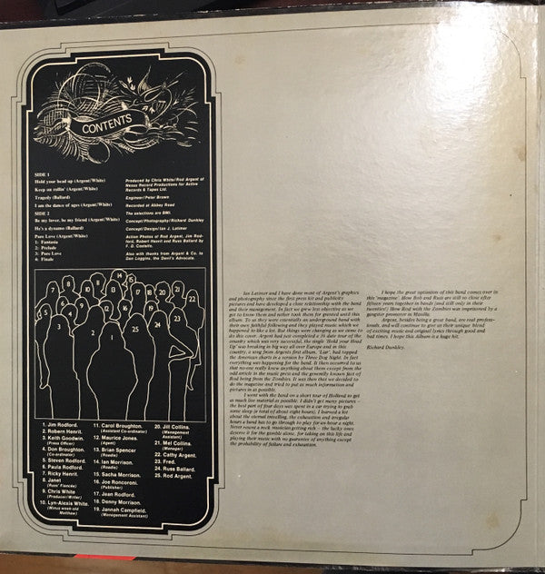 Argent : All Together Now (LP, Album, Gat)