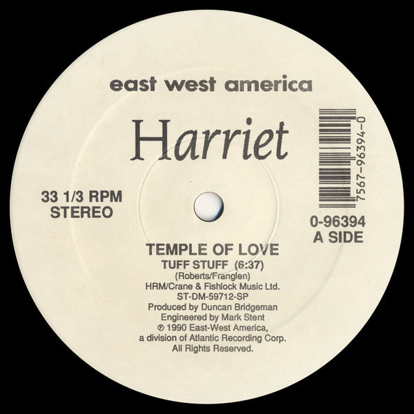 Harriet Roberts : Temple Of Love (12")