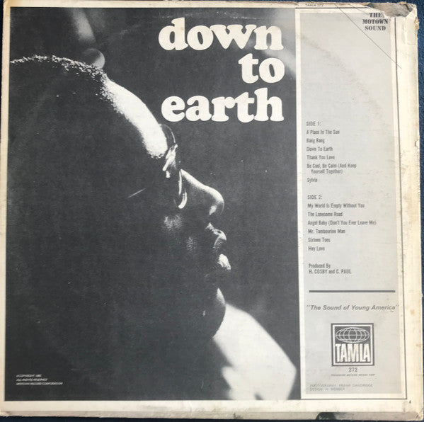 Stevie Wonder : Down To Earth (LP, Album, Mono, Ind)