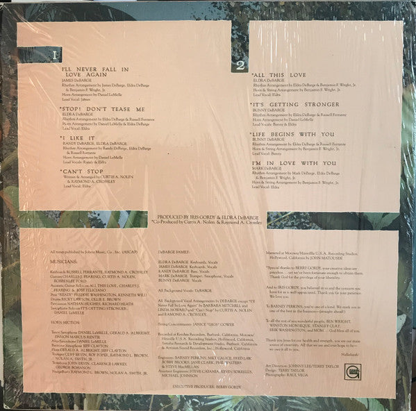 DeBarge : All This Love (LP, Album, RP, RE-)