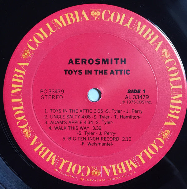Aerosmith : Toys In The Attic (LP, Album, Pit)