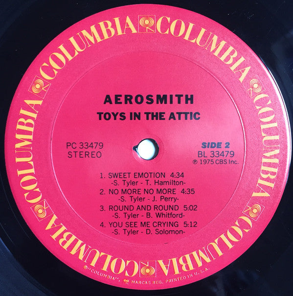 Aerosmith : Toys In The Attic (LP, Album, Pit)