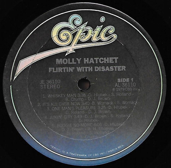 Molly Hatchet : Flirtin' With Disaster (LP, Album, Ter)