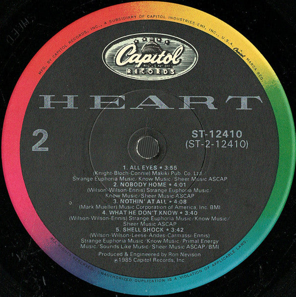 Heart : Heart (LP, Album)