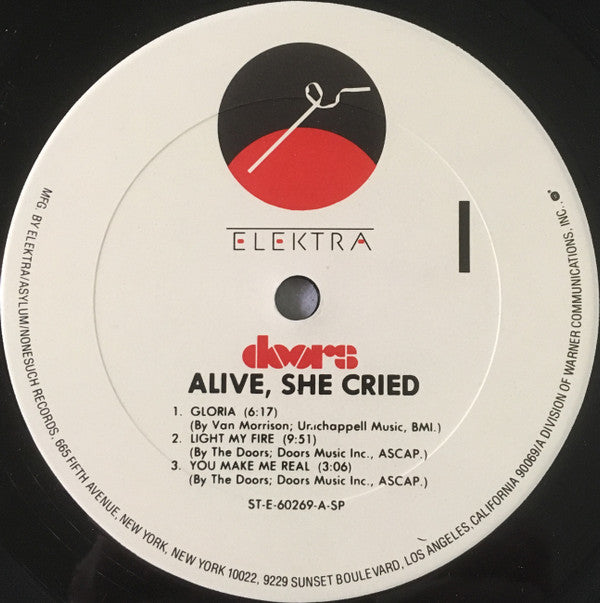 Doors* : Alive, She Cried (LP, Album, Club, Car)