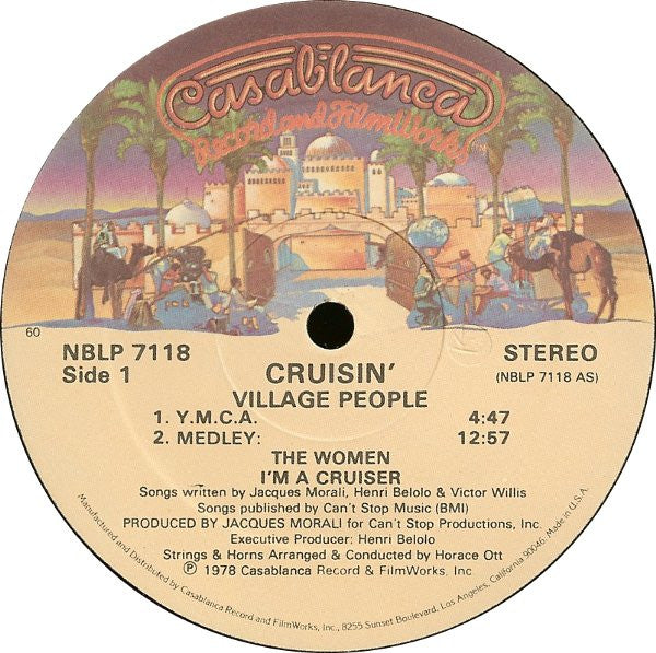 Village People : Cruisin' (LP, Album, 60 )