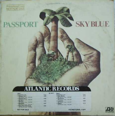 Passport (2) : Sky Blue (LP, Album, PR)