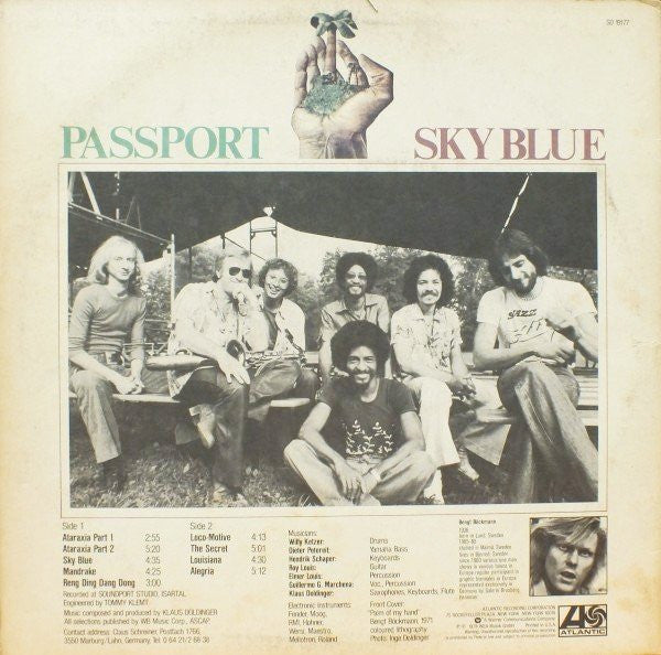Passport (2) : Sky Blue (LP, Album, PR)