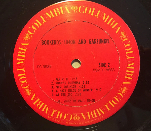 Simon & Garfunkel : Bookends (LP, Album)