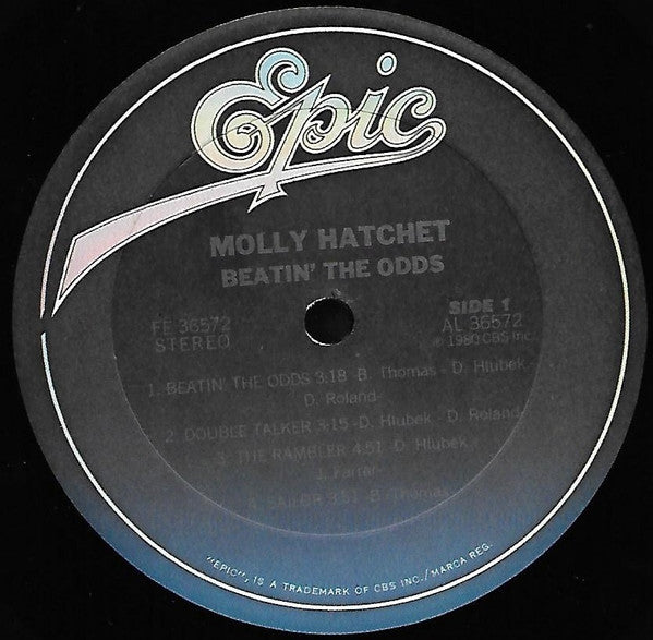 Molly Hatchet : Beatin' The Odds (LP, Album, Ter)