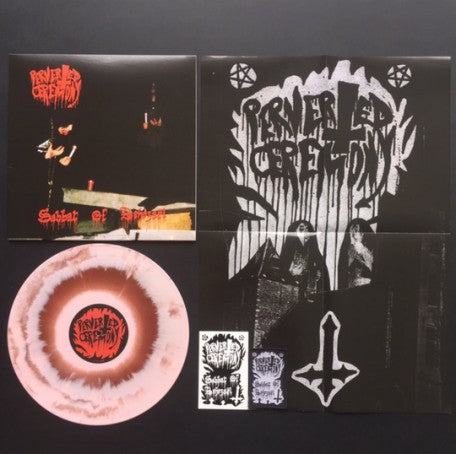 Perverted Ceremony : Sabbat Of Behezaël (LP, Album, Pin)