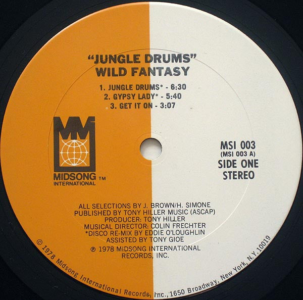 Wild Fantasy : Jungle Drums (LP, Album)