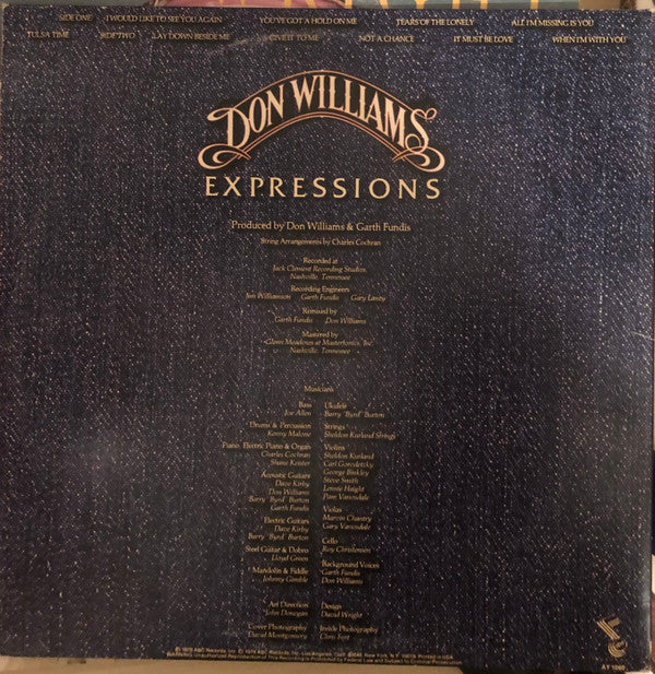 Don Williams (2) : Expressions (LP, Album, Gat)