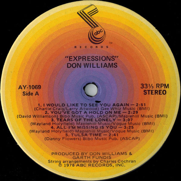 Don Williams (2) : Expressions (LP, Album, Gat)