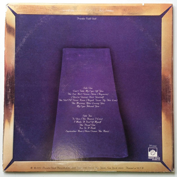 Frankie Valli : Gold (LP, Comp, Ter)