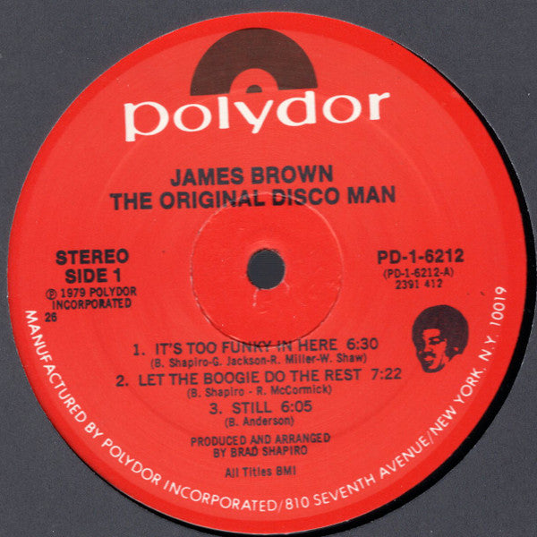 James Brown : The Original Disco Man (LP, Album, RP)