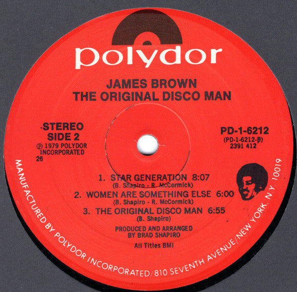 James Brown : The Original Disco Man (LP, Album, RP)