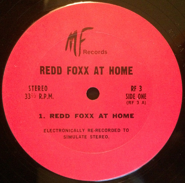 Redd Foxx : Redd Foxx At Home! (LP, Album)