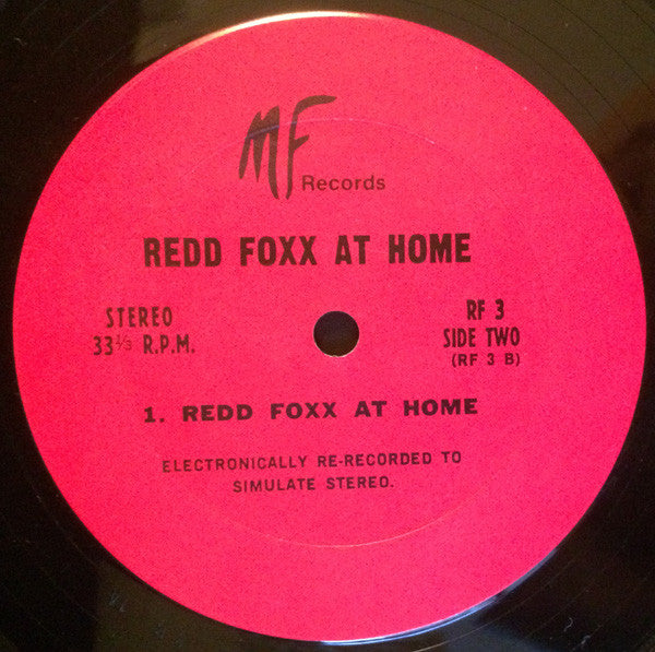 Redd Foxx : Redd Foxx At Home! (LP, Album)