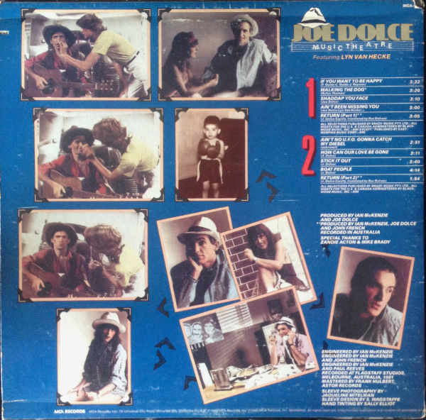 Joe Dolce : Shaddap You Face (LP, Album, Pin)