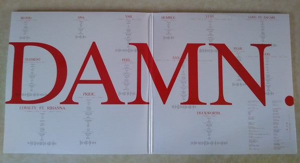Kendrick Lamar : Damn. (2xLP, Album)