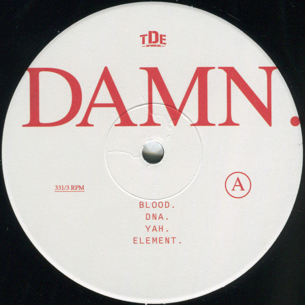 Kendrick Lamar : Damn. (2xLP, Album)