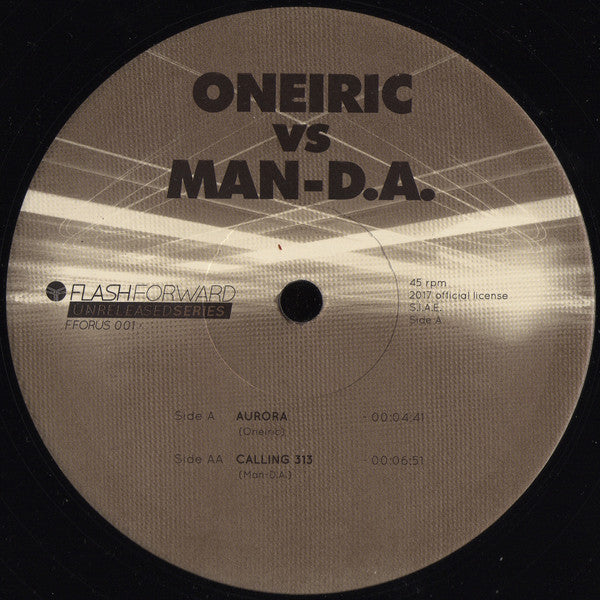 Oneiric Vs MAN-D.A. : Aurora / Calling 313 (12", Ltd)