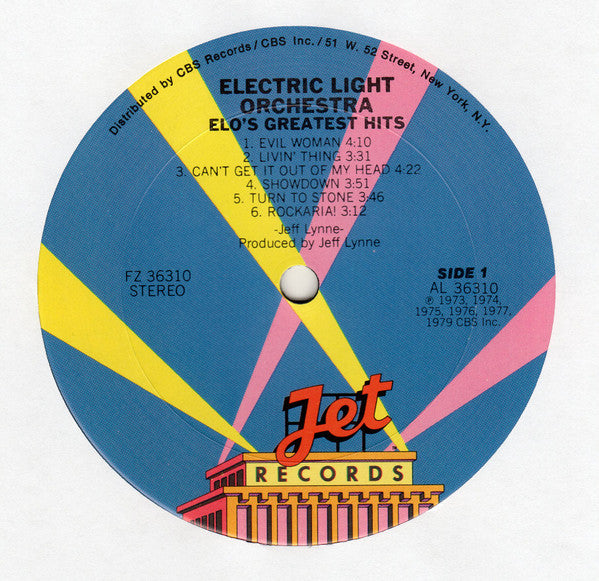 Electric Light Orchestra : ELO's Greatest Hits (LP, Comp, San)