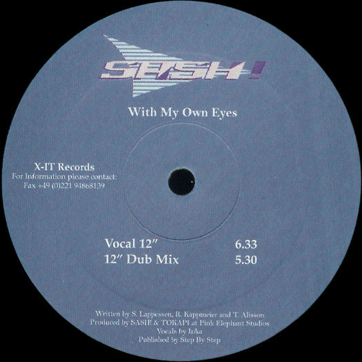 Sash! : With My Own Eyes (2x12")