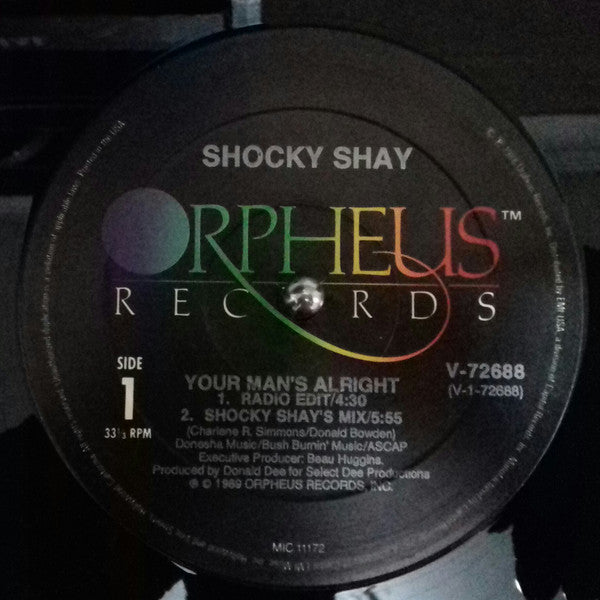 Shocky Shay : Your Man's Alright (12")