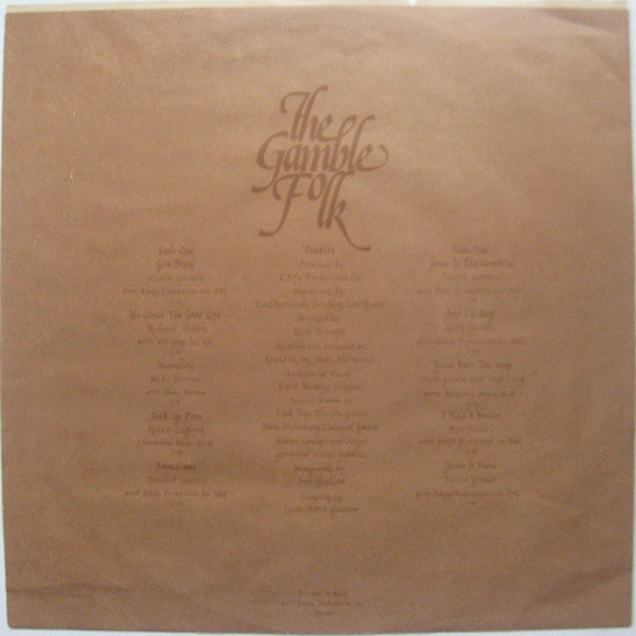 The Gamble Folk : God Bless  (LP)