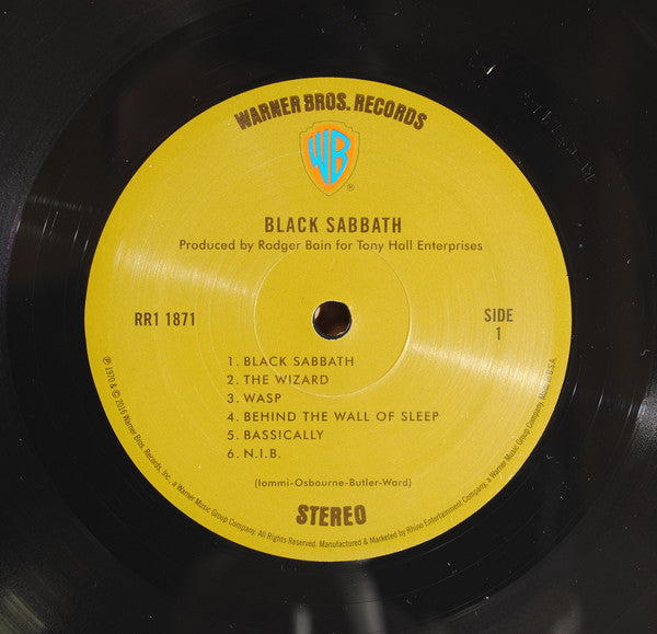 Black Sabbath : Black Sabbath (LP, Album, RE, RM, 180)
