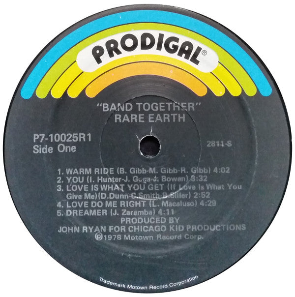 Rare Earth : Band Together (LP, Album)