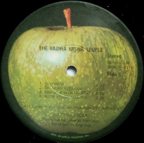 The Radha Krsna Temple : The Radha Krsna Temple (LP)