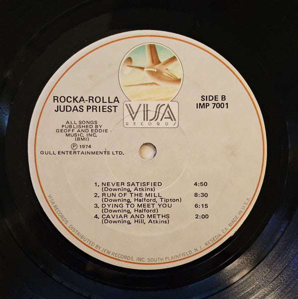 Judas Priest : Rocka Rolla (LP, Album, RE)