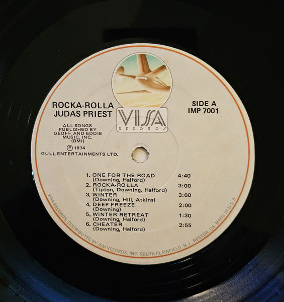 Judas Priest : Rocka Rolla (LP, Album, RE)