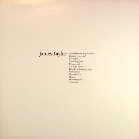 James Taylor (2) : Greatest Hits (LP, Comp, RE, Jac)