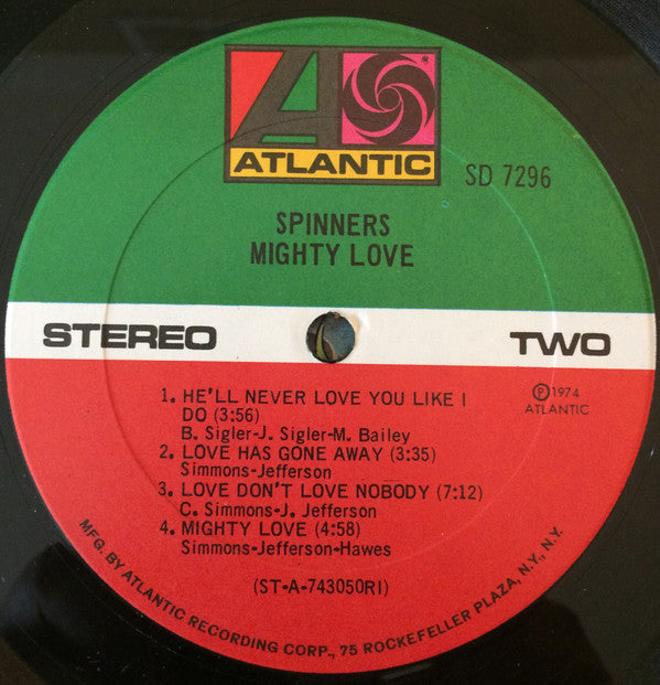 Spinners : Mighty Love (LP, Album, RI)