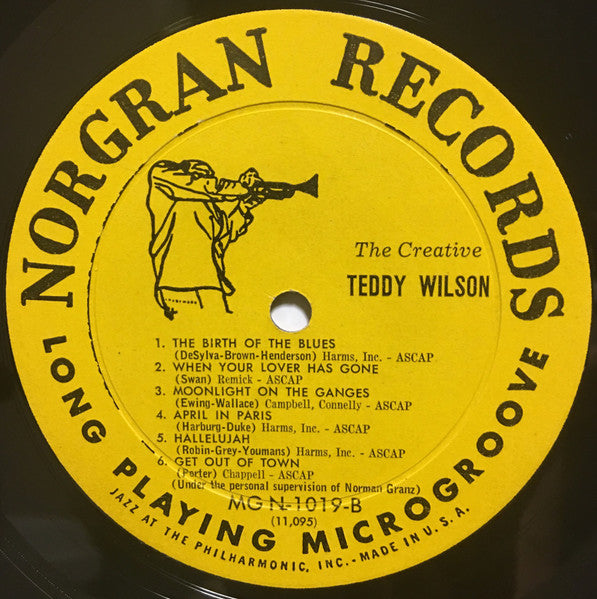 Teddy Wilson : The Creative Teddy Wilson (LP, Album, Mono)