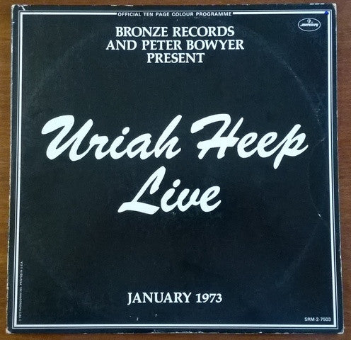 Uriah Heep : Uriah Heep Live (2xLP, Album, PRC)