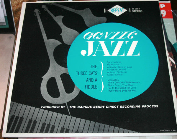 Three Cats And A Fiddle : Gentle Jazz (LP)
