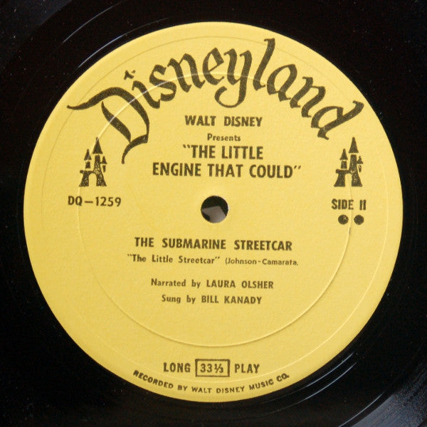 Walt Disney Presents Laura Olsher, Bill Kanady : The Little Engine That Could (LP)