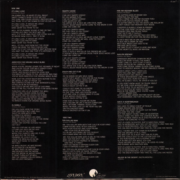 ZZ Top : Tejas (LP, Album, Ter)